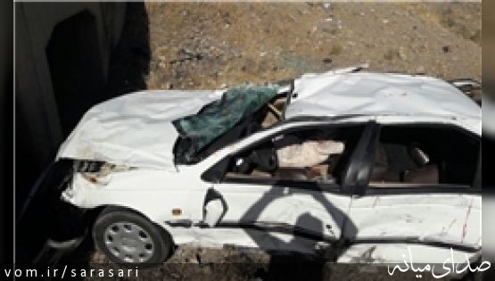 چهار کشته و زخمی بر اثر برخورد پژو و پراید در محور قرهچمن ـ میانه