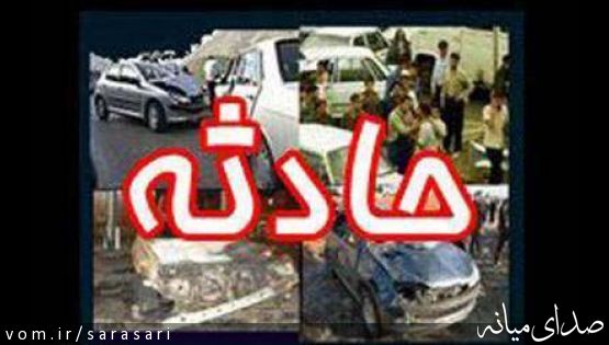 تصادف وانت با تریلی بعد از تونل اول به سمت کوهسالار با یک کشته+تصاویر
