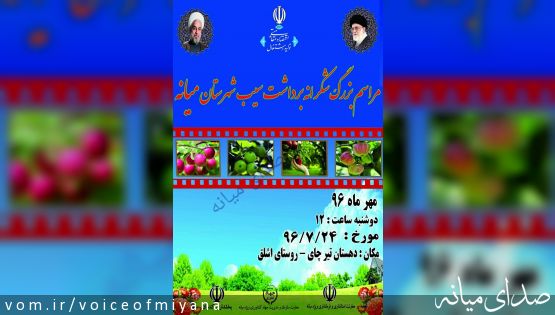 تصاویر مراسم بزرگ شکرانه برداشت سیب در بخش کندوان شهرستان میانه