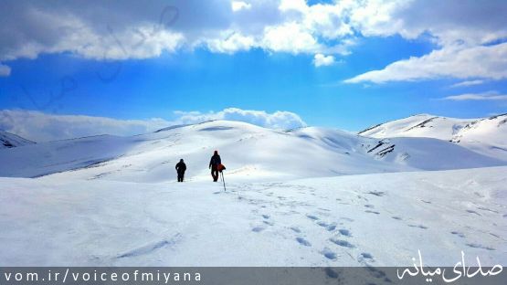 تصاویر زیبا از طبیعت زمستانی بخش ترکمانچای و رشته کوه بزقوش