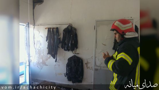 انفجار در یک واحد منزل مسکونی شهر آچاچی به دلیل نشت گاز