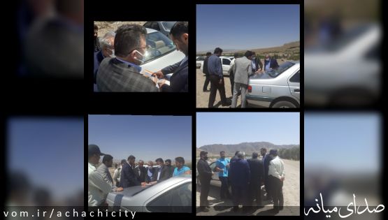 بررسی میدانی مشکلات بلوک زنان حاشیه رودخانه قزل اوزن با حضور مسئولین شهرستان میانه