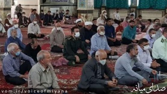 تداوم برگزاری نمازجمعه میانه در شرایط قرمز کرونایی