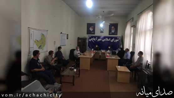 جلسه علنی شورای شهر آچاچی با حضور شهردار و مسئول واحد عمران و شهرسازی