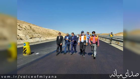 بازدید معاون فنی و اجرایی سازمان راهداری از بهسازی محور میانه - هشترود