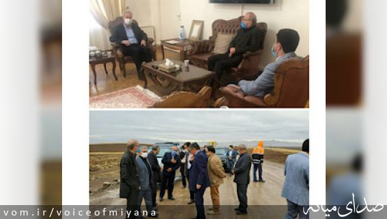 بازدید معاون وزیر راه و شهرسازی ازطرحهای راهداری وحمل ونقل جاده ای میانه و استان