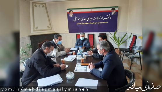 دیدار شهردار و اعضای شورای شهر ترک با اسماعیلی نماینده مردم میانه در مجلس