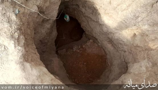 دستگیری عامل حفاری غیرمجاز در آونلیق شهرستان میانه