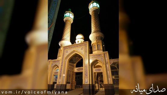شب قدر غریبانه در امامزاده اسماعیل (ع) میانه +تصاویر