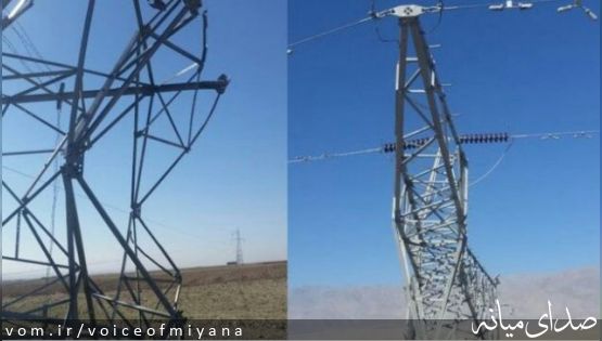 دستگیری سارقان حرفه ای سیم و کابل برق و مخابرات در "میانه"