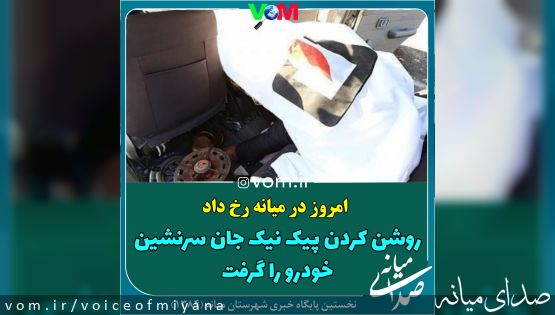 روشن کردن پیکنیک جان سرنشین خودرو را گرفت