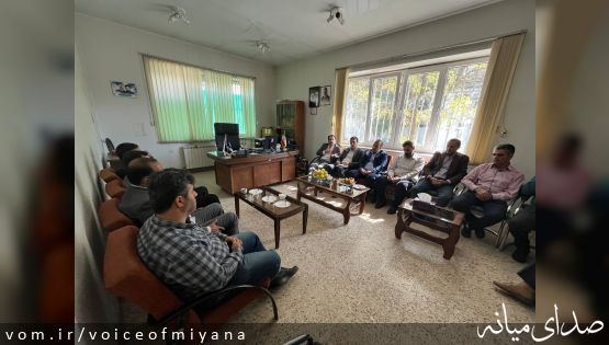 مراسم معارفه رئیس جدید اداره دامپزشکی شهرستان میانه