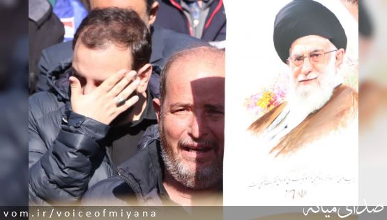 تصاویر راهپیمایی مردم میانه در پی شهادت رهبر انقلاب