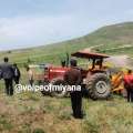 فوت یک نفر براثر واژگونی تراکتور در روستای طوین کاغذکنان