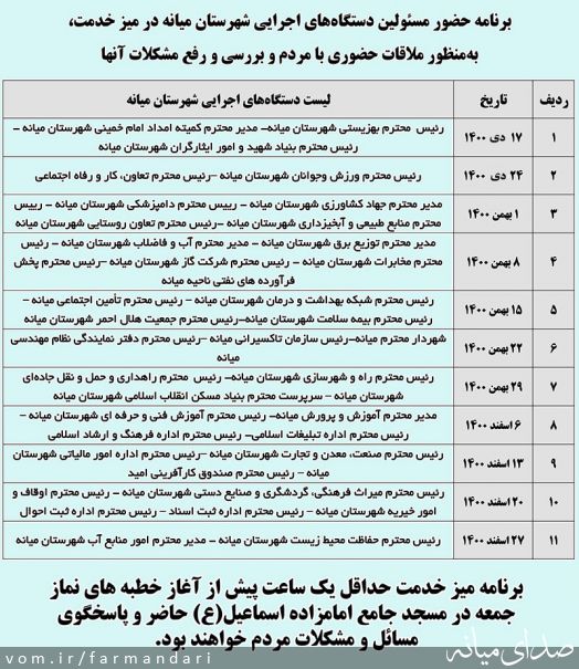 تصویر روابط عمومی فرمانداری ویژه میانه